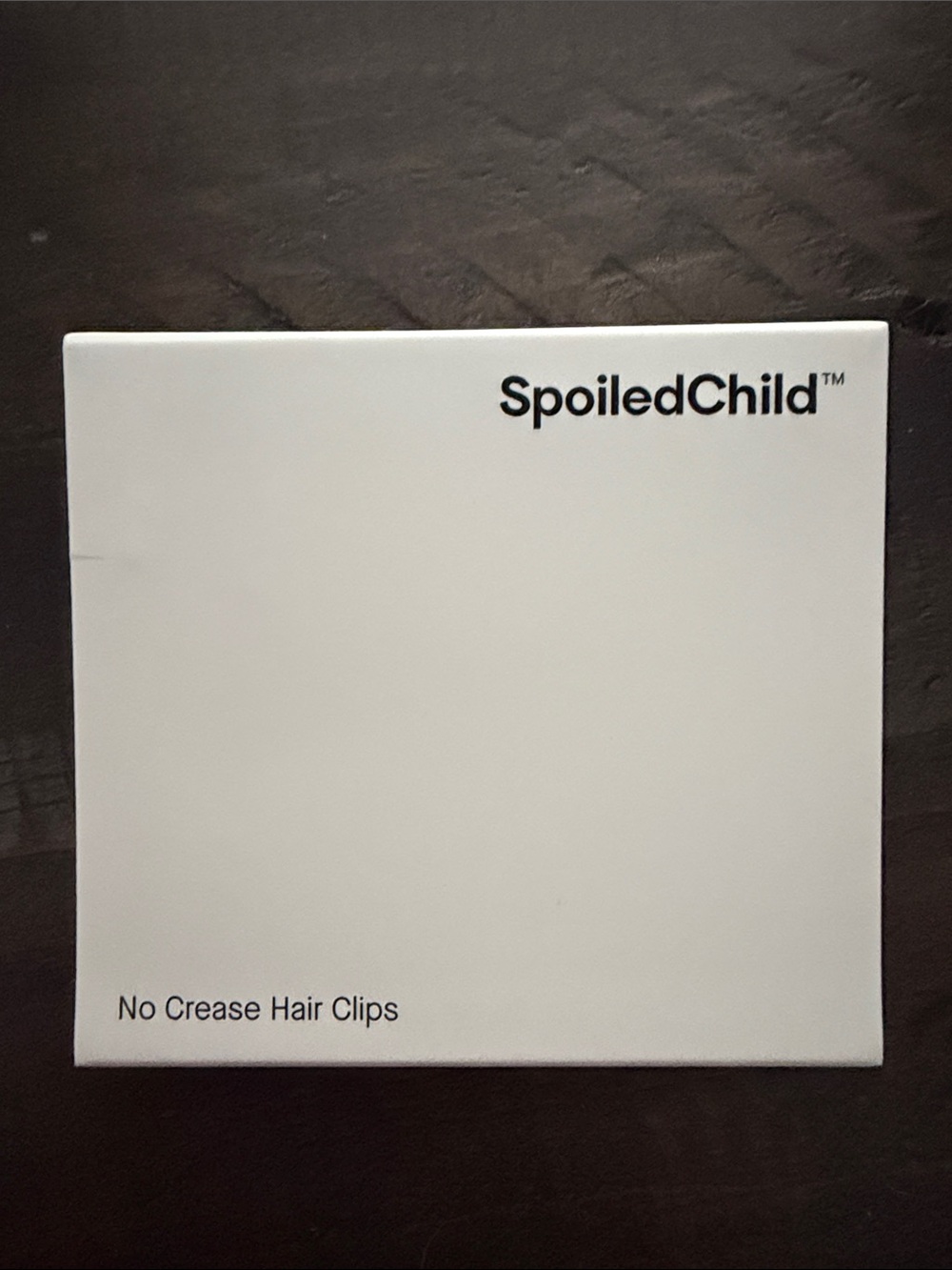 SpoiledChild No Crease Hair Clips - White